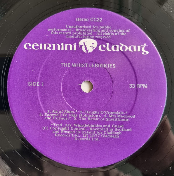 The Whistlebinkies : The Whistlebinkies (LP, Album)