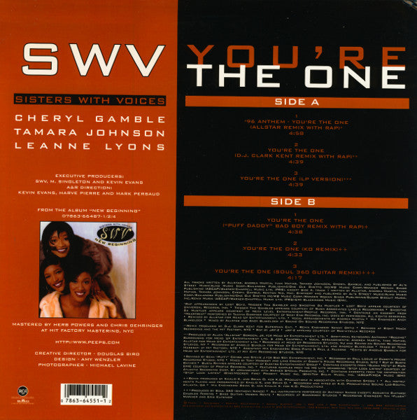 SWV : You're The One (Remixes) (12")