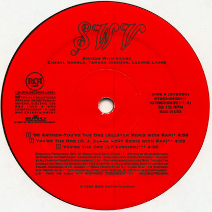 SWV : You're The One (Remixes) (12")