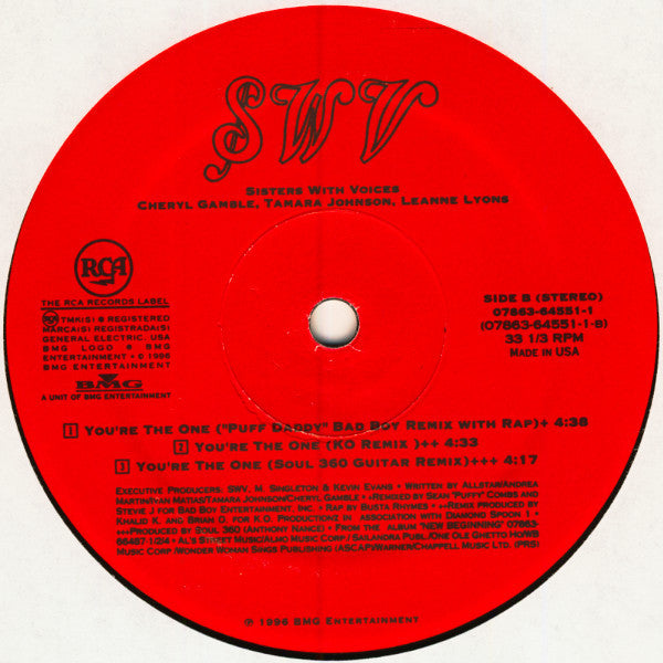 SWV : You're The One (Remixes) (12")