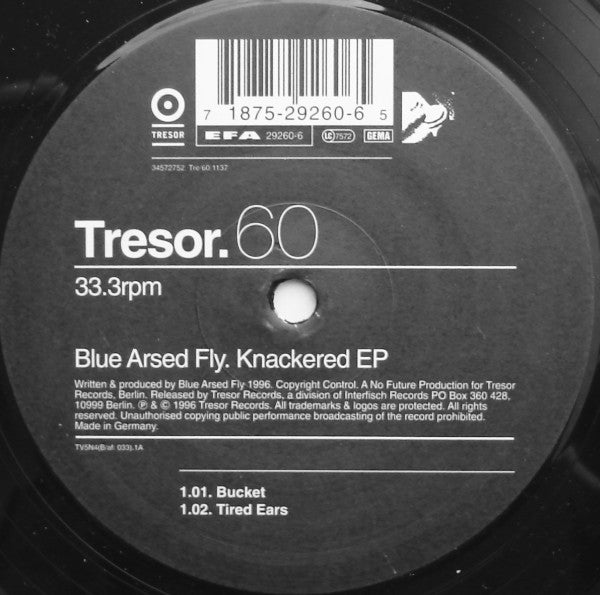 Blue Arsed Fly : Knackered EP (12", EP)