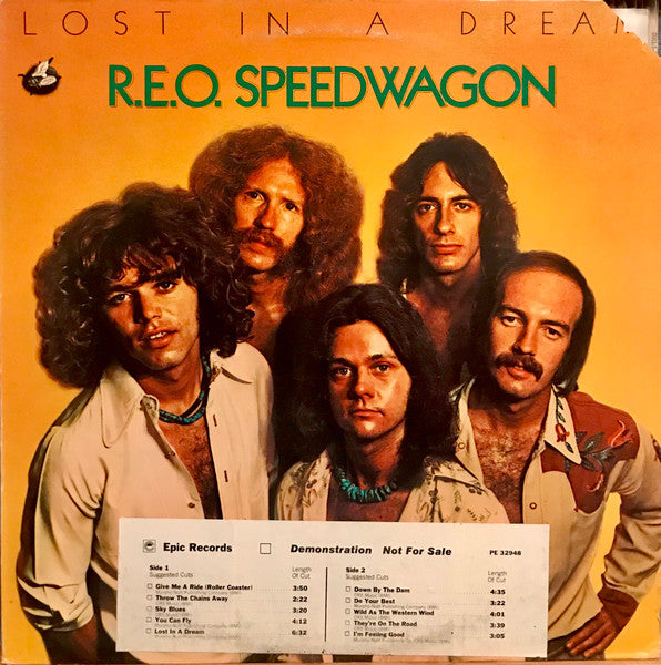 REO Speedwagon : Lost In A Dream (LP, Album, Promo)