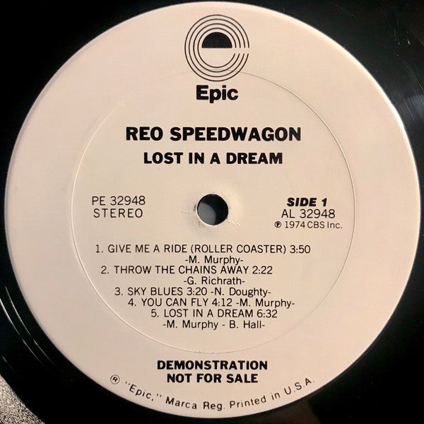REO Speedwagon : Lost In A Dream (LP, Album, Promo)