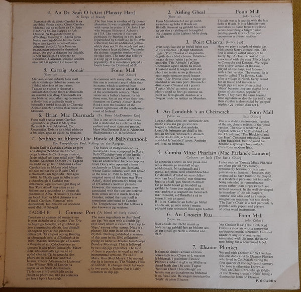 Pádraig Ó Carra Agus Comhluadar : Abhan Tríreach (LP, Album)