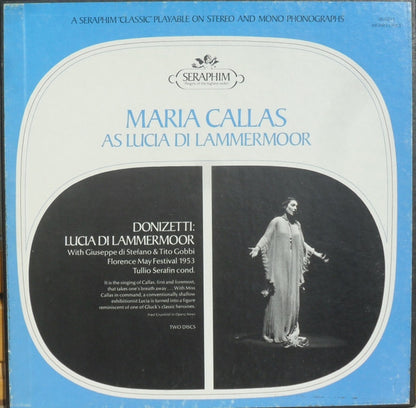 Maria Callas, Gaetano Donizetti, Giuseppe Di Stefano & Tito Gobbi, Tullio Serafin : Lucia Di Lammermoor - Florence May Festival 1953 (2xLP, Album, Mono, RE + Box)