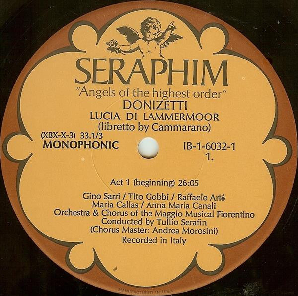 Maria Callas, Gaetano Donizetti, Giuseppe Di Stefano & Tito Gobbi, Tullio Serafin : Lucia Di Lammermoor - Florence May Festival 1953 (2xLP, Album, Mono, RE + Box)