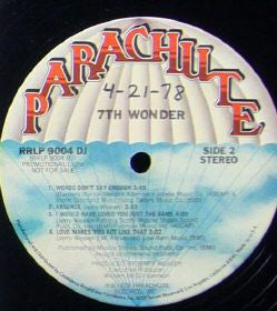 7th Wonder : Words Don't Say Enough (LP, Album, Promo)