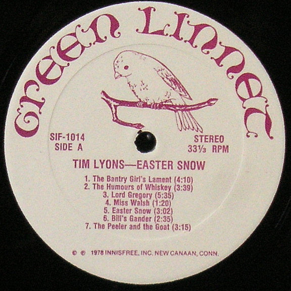 Tim Lyons : Easter Snow (LP, Album)