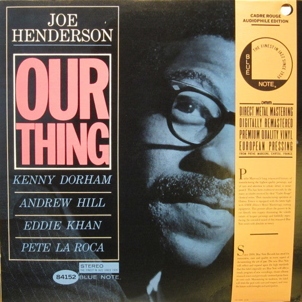 Joe Henderson : Our Thing (LP, Album, RE, RM, DMM)