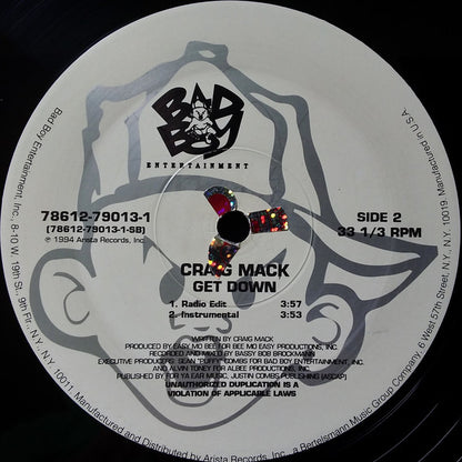Craig Mack : Get Down (12")