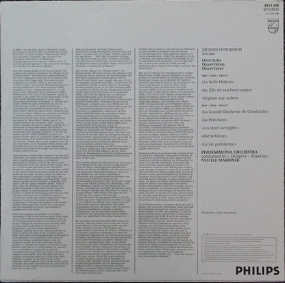Philharmonia Orchestra • Sir Neville Marriner : Offenbach Ouvertures (LP, Album)
