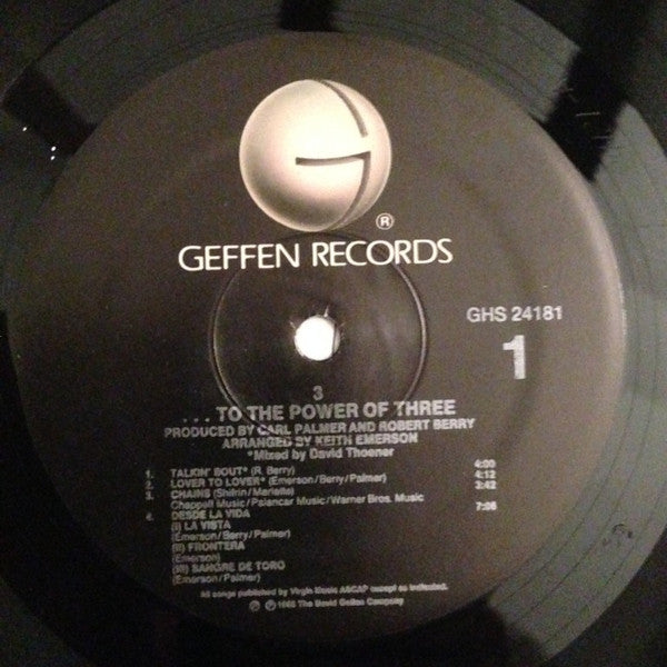 3 (2) : … To The Power Of Three (LP, Album, SRC)