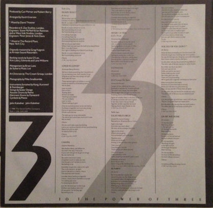 3 (2) : … To The Power Of Three (LP, Album, SRC)