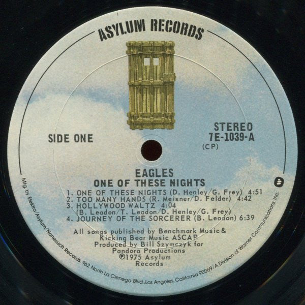 Eagles : One Of These Nights (LP, Album, CP )