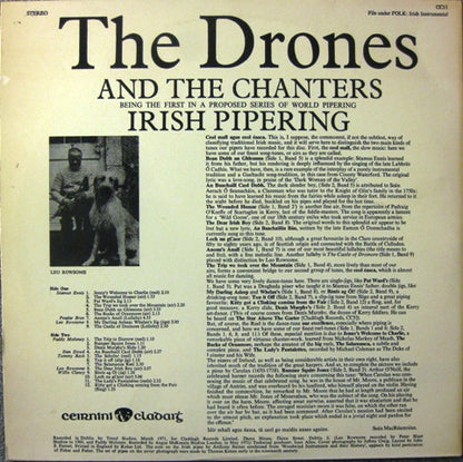 Various : The Drones And The Chanters (Irish Pipering) (LP, Pur)