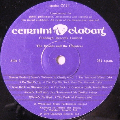 Various : The Drones And The Chanters (Irish Pipering) (LP, Pur)