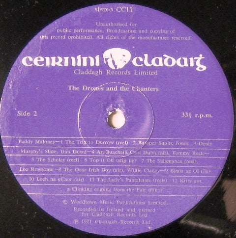 Various : The Drones And The Chanters (Irish Pipering) (LP, Pur)