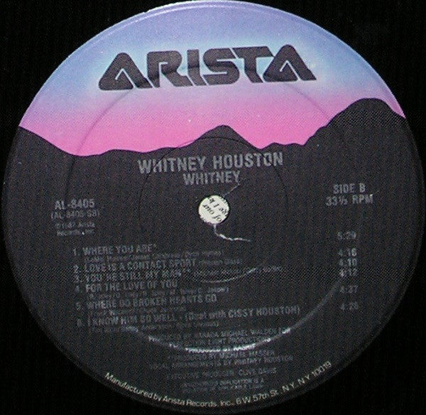 Whitney Houston : Whitney (LP, Album)