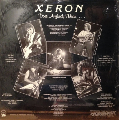 Xeron : Does Anybody Hear.... (12", MiniAlbum)