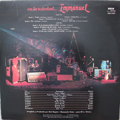 Emmanuel : ... En La Soledad (LP, Album)
