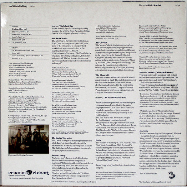The Whistlebinkies : The Whistlebinkies 3 (LP, Album)