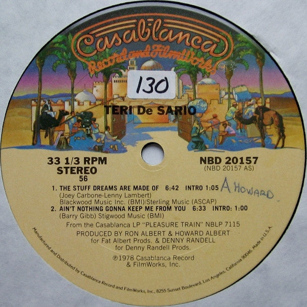 Teri Desario : The Stuff Dreams Are Made Of / Ain't Nothing Gonna Keep Me From You (12", S/Sided, Single, 56)