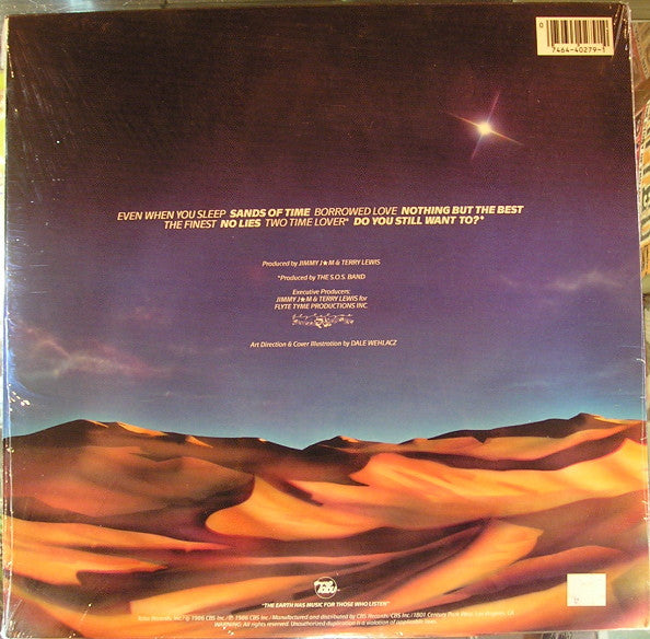 The S.O.S. Band : Sands Of Time (LP, Album, Pit)