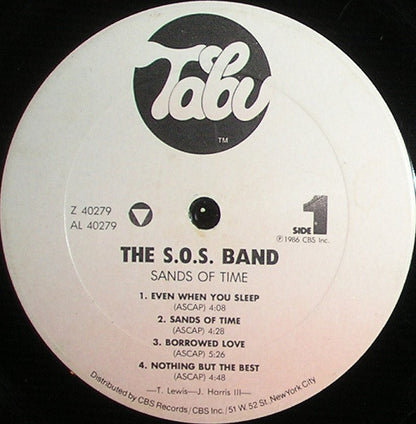 The S.O.S. Band : Sands Of Time (LP, Album, Pit)