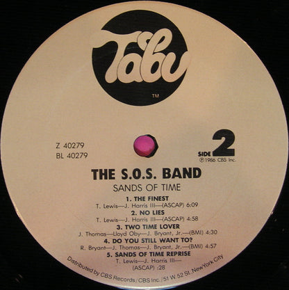 The S.O.S. Band : Sands Of Time (LP, Album, Pit)