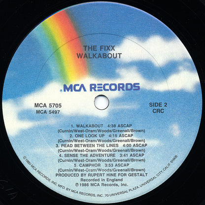 The Fixx : Walkabout (LP, Album, Club, Car)