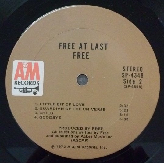 Free : Free At Last (LP, Album, Ter)