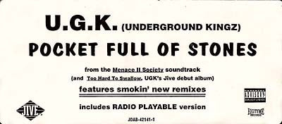 UGK : Pocket Full Of Stones (12")