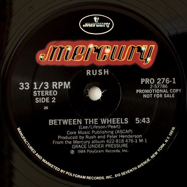Rush : Distant Early Warning (12", Promo)