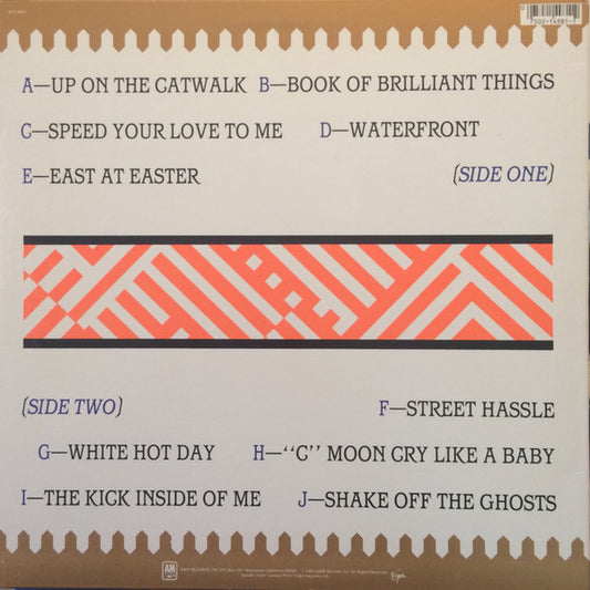Simple Minds : Sparkle In The Rain (LP, Album, B=E)