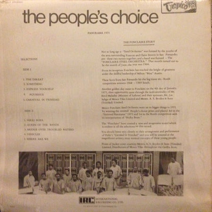 Mosco Tiles Fonclaire Steel Orchestra : The People's Choice (LP, Album)
