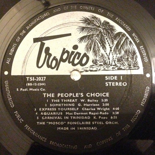 Mosco Tiles Fonclaire Steel Orchestra : The People's Choice (LP, Album)