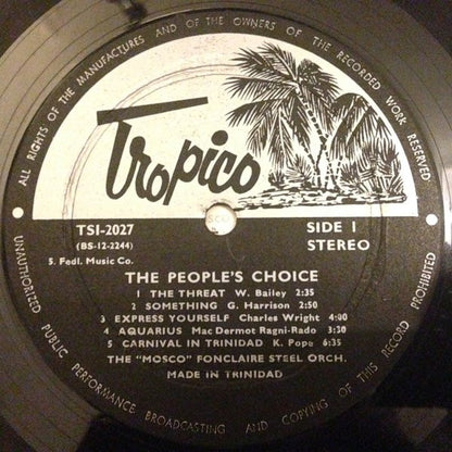 Mosco Tiles Fonclaire Steel Orchestra : The People's Choice (LP, Album)
