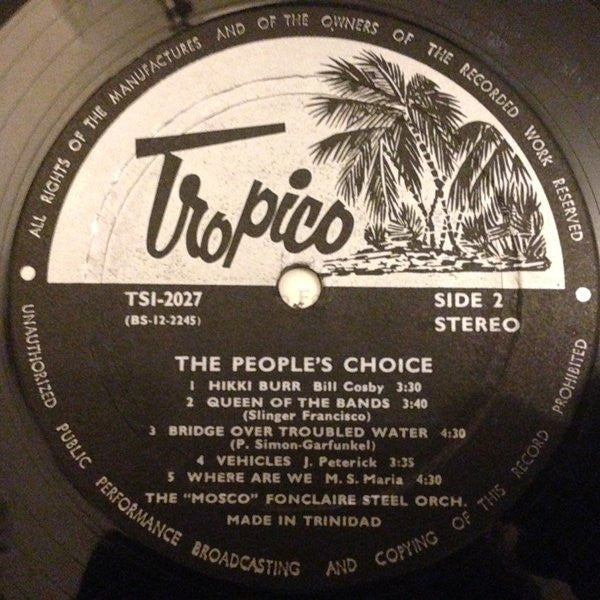 Mosco Tiles Fonclaire Steel Orchestra : The People's Choice (LP, Album)