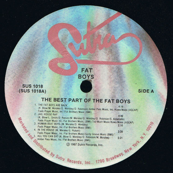 Fat Boys : The Best Part Of The Fat Boys (LP, Comp)