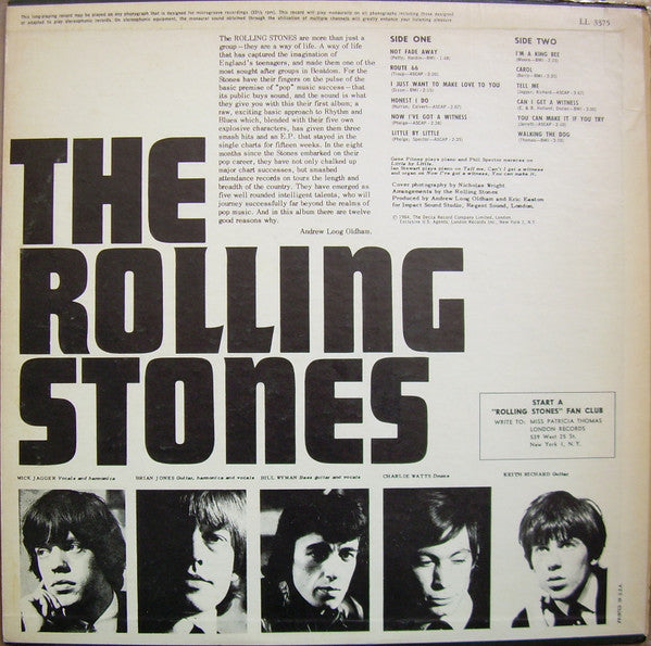 The Rolling Stones : England's Newest Hit Makers (LP, Album, Mono, UK )