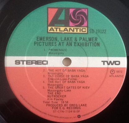 Emerson, Lake & Palmer : Pictures At An Exhibition (LP, Album, RE, Spe)