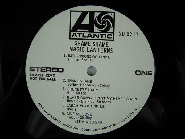 Magic Lanterns : Shame Shame (LP, Album, Promo)
