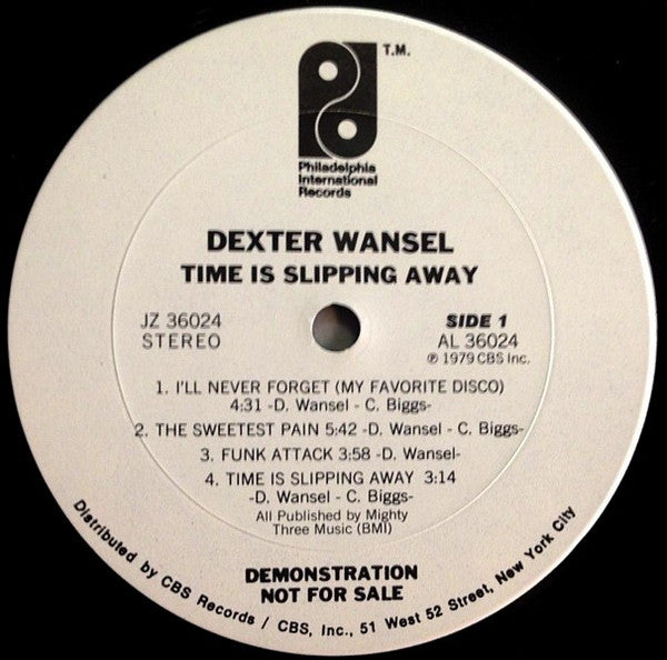 Dexter Wansel : Time Is Slipping Away (LP, Album, Promo)