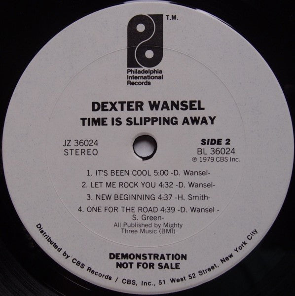 Dexter Wansel : Time Is Slipping Away (LP, Album, Promo)