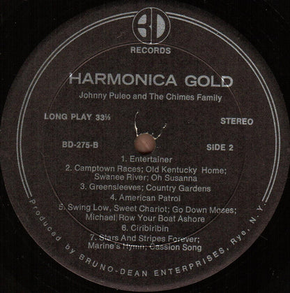 Johnny Puleo And The Chimes Family (2) : Harmonica Gold (2xLP, Album)