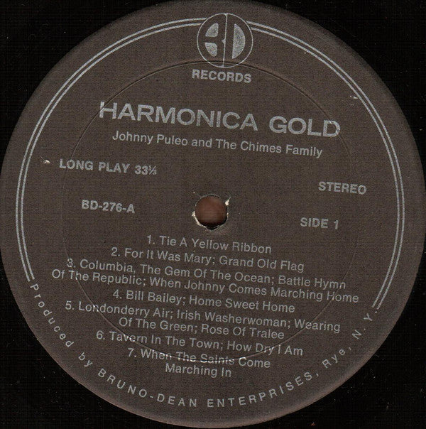 Johnny Puleo And The Chimes Family (2) : Harmonica Gold (2xLP, Album)