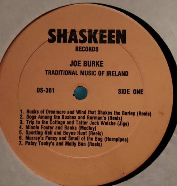 Joe Burke (2) : Traditional Music Of Ireland (LP, Album)