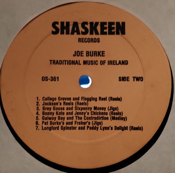 Joe Burke (2) : Traditional Music Of Ireland (LP, Album)