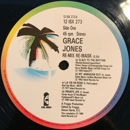 Grace Jones : Re-Mix Re-Mask (12")