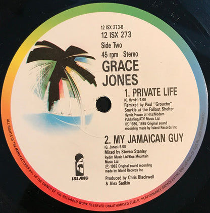 Grace Jones : Re-Mix Re-Mask (12")